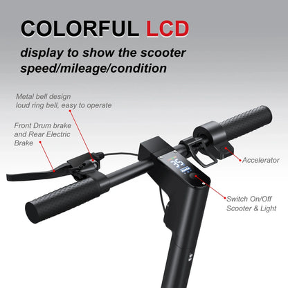 Smart Shock-absorbing Anti-skid Foldable Portable Electric Scooter