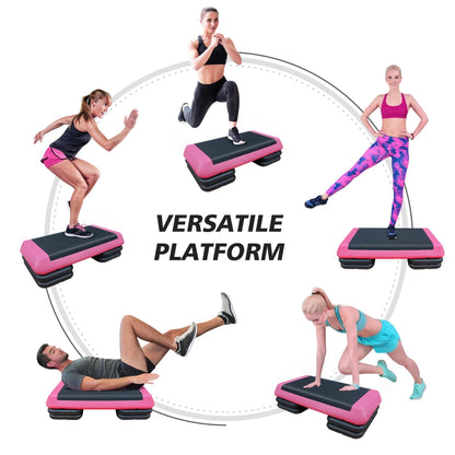 Adjustable Workout Aerobic Stepper
