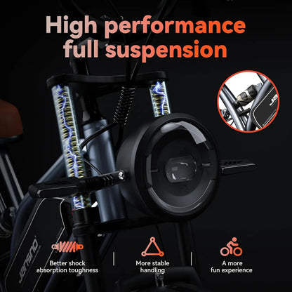 30MPH 1000W Peak Motor Electric Bicycle Adult 20*4 Inch Fat Tire
