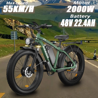 26inch tire Electric bike adult Hydraulic brake snow beach E-bike