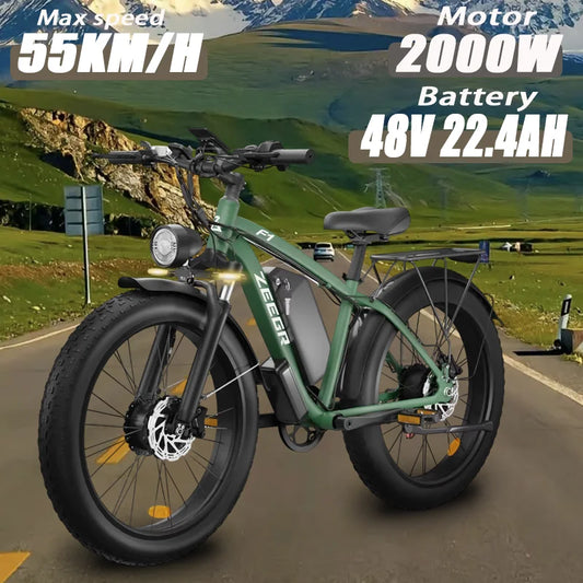 26inch tire Electric bike adult Hydraulic brake snow beach E-bike