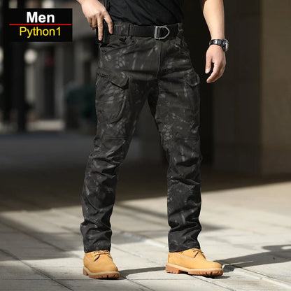 Men Waterproof Hunting Fishing Camping Pants Wear-resistant