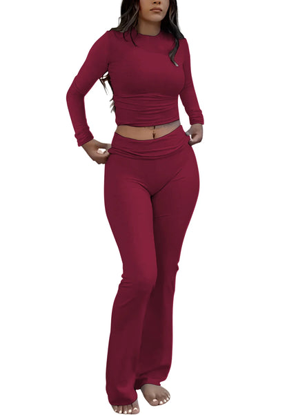 Women's Two-Piece Set Long-Sleeve Activewear