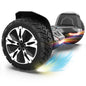 All Terrain Off Road Hoverboard with Bluetooth Speakers and LED Lights