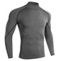 Men Running T shirt Quick Dry Bodybuilding Long Sleeve Compression Top