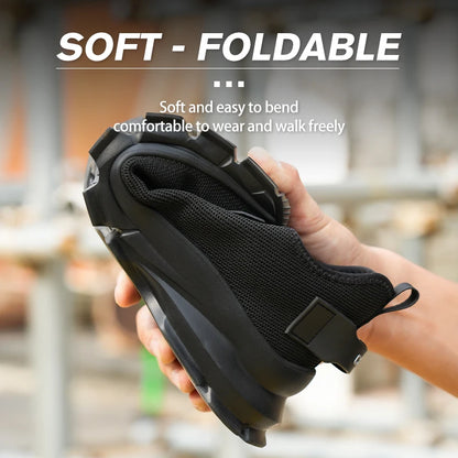 Soft-soled, comfortable, anti-smash, anti-puncture safety shoes