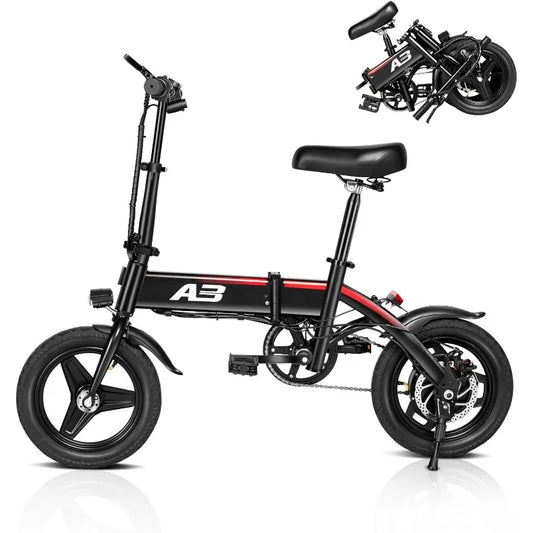 Electric Bike for Adults,14"/16"/20" Folding, Removable Battery