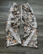 Letter Patch Retro Double Layer Design Baggy  Waist Jogging Pants