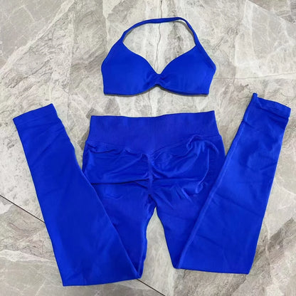 Sports Bra Fitness Gym Clothing Workout Set 2 Pieces