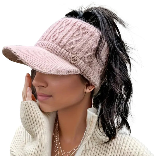 Warm Knitted Tennis Hat Breathable & Cozy