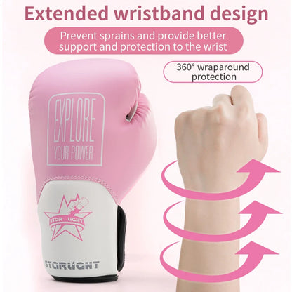 8 10 12oz Women's Training Competition Boxing Gloves