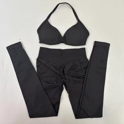 Sports Bra Fitness Gym Clothing Workout Set 2 Pieces