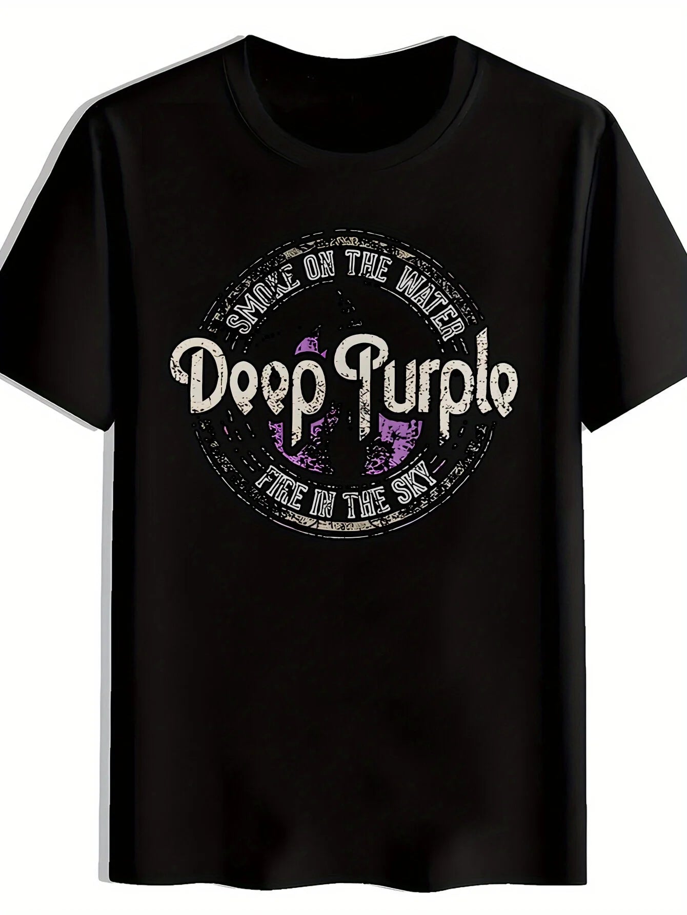 Men's Vintage Rock Band Graphic T-Shirt
