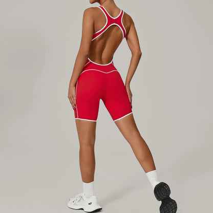 Open Back Yoga Suit