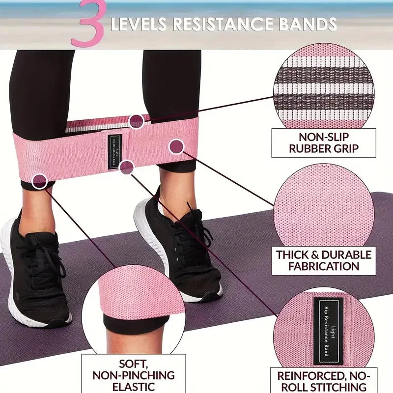 Yoga Fitness Resistance Band Buttocks Expansion