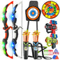 Toy For Kids LED Light Up Archery with Suction Cup Stand