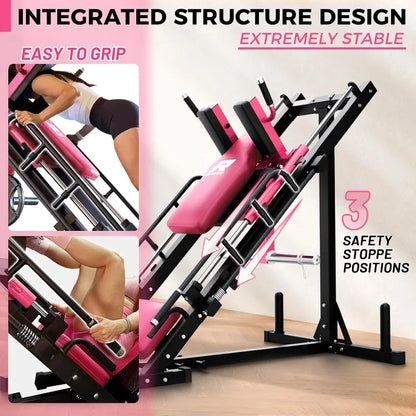 Professional Adjustable Leg Press Machine for Home Gym