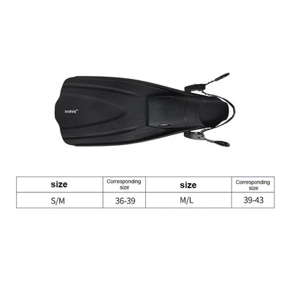 Adjustable Short Diving Flippers For Men