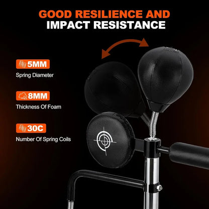 5 in 1 Adjustable Height Punching Bag with Stand