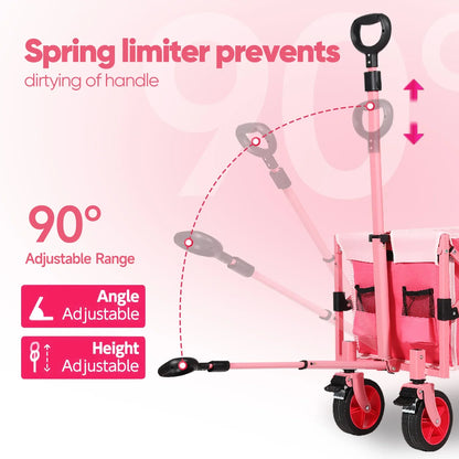 Collapsible Wagon Carts 330LBS Weight Capacity