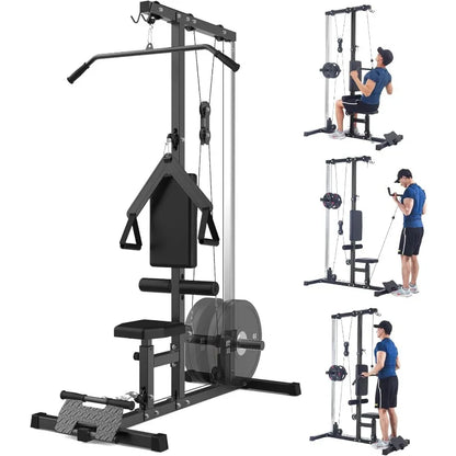 Multi-Functional Cable Machine with High Low Pulley Station
