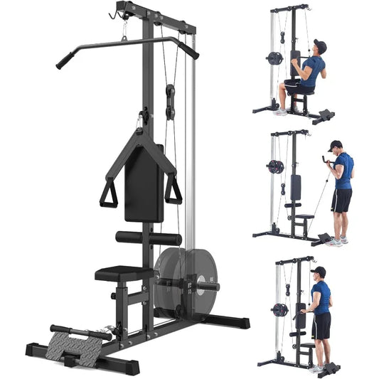 Multi-Functional Cable Machine with High Low Pulley Station