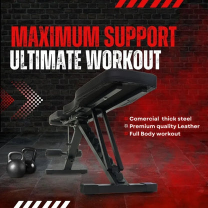 Adjustable Weight Bench - Professional Grade Equipment for Full Body Workout