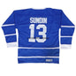 Mat Sundin, Borje Salming, Tiger Williams  hockey Jersey