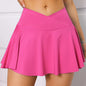 Womens Tennis Skirt with Pockets, High Waisted