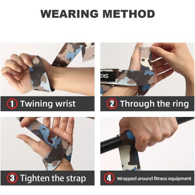Weightlifting Wrist Straps Strength Training Support Grip Band