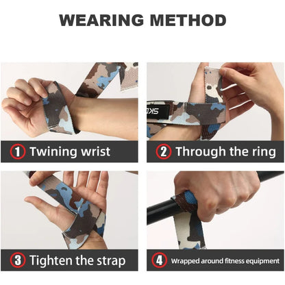 Weightlifting Wrist Straps Strength Training Support Grip Band