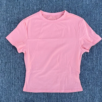Women's Short Sleeved Yoga T-shirt for Fitness