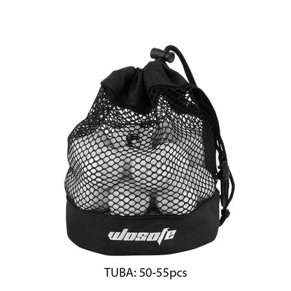 S/M/L Golf Nylon Net Bag Golf Balls Storage Pouch Bag with Durable Sports Mesh Net Bag Suitable for Outdoor Sports Gyms Travel