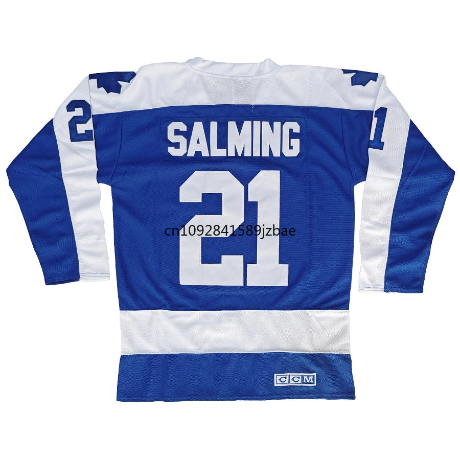 Mat Sundin, Borje Salming, Tiger Williams  hockey Jersey