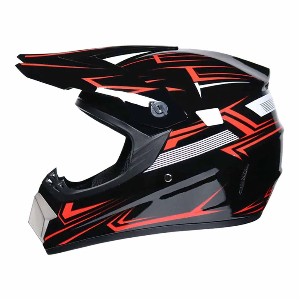 Motocross Helmets Purple Track Full face wear resistant