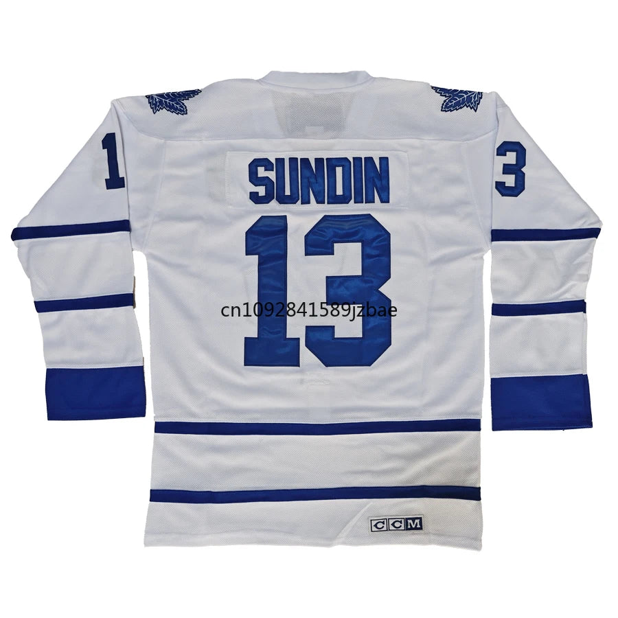 Mat Sundin, Borje Salming, Tiger Williams  hockey Jersey