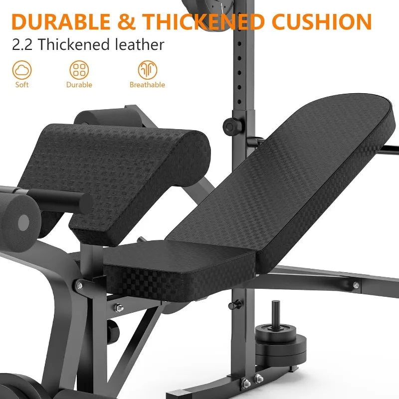 Multi-Function Bench Press Set for Full Body Workout