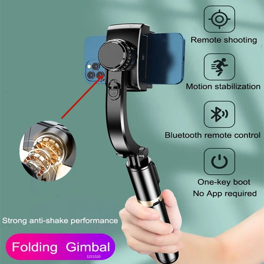 Stabilizer Selfie Stick Wireless Foldable Tripod / Bluetooth