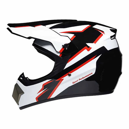 Motocross Helmets Purple Track Full face wear resistant