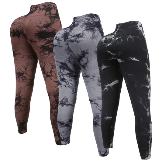 3 Piece Workout Leggings Sets for Women High Waisted