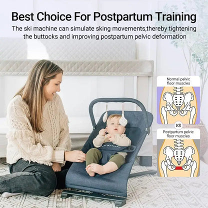 "Foldable 3-in-1 Ski Trainer:  Hip Strengthener for Women