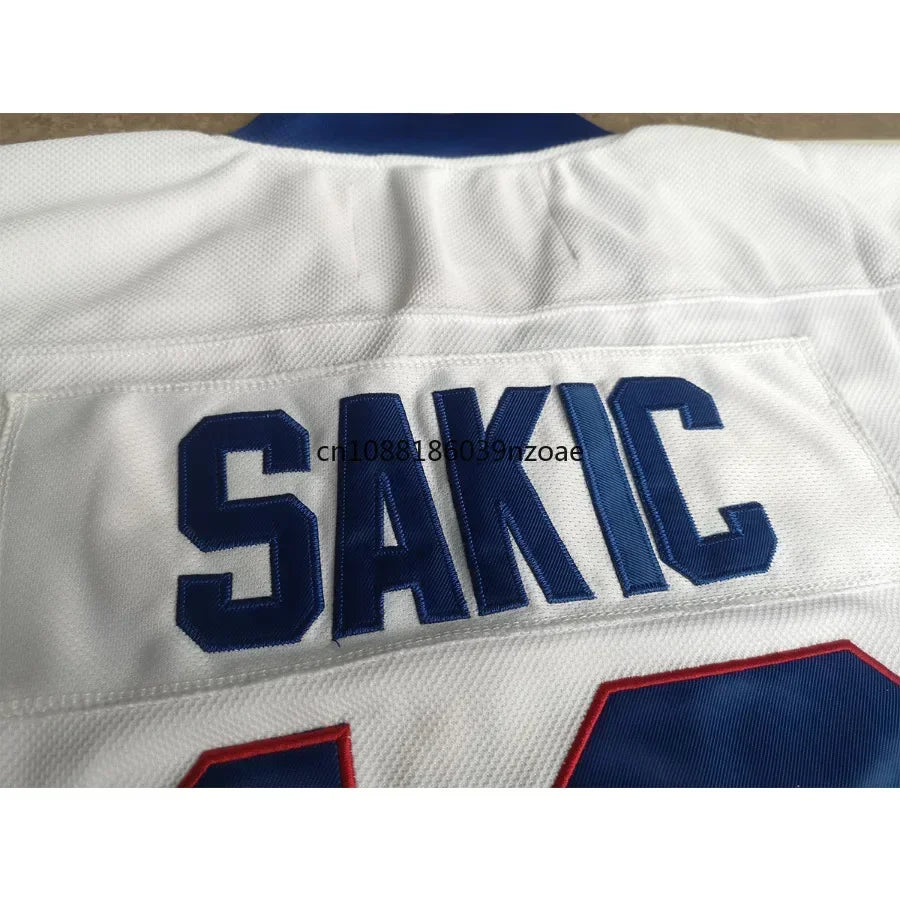 Joe Sakic  19 Quebec Ice Hockey Jersey Retro