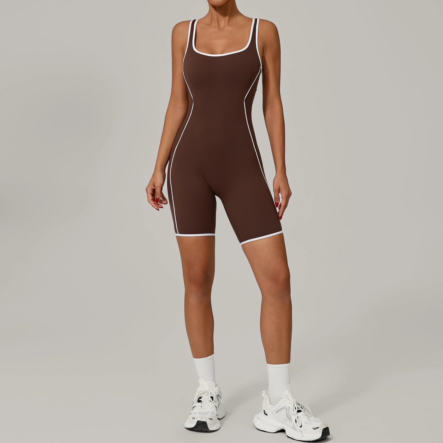 Open Back Yoga Suit