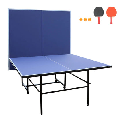 9ft Mid-Size Table Tennis Table Foldable & Portable