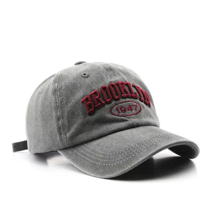 1piece Unisex BROOKLYN Embroidery Baseball cap