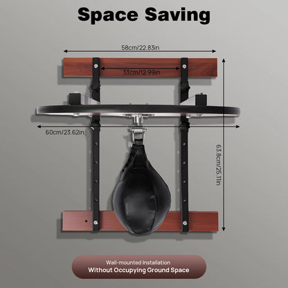 Professional Wall Mounted Punching Ball Speed Bag