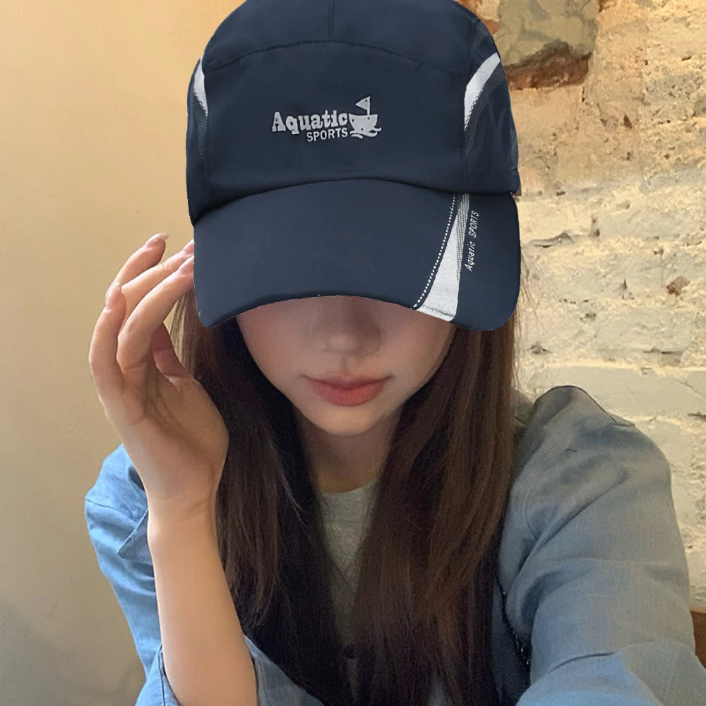 2 Pcs Fashionable Quick-drying Baseball Caps Sweatproof