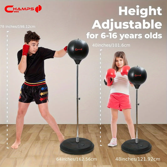 Children  Upright Boxing Speed Reaction Ball Target
