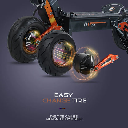 Electric Scooter with 12inch Fat Tire On road Removeable