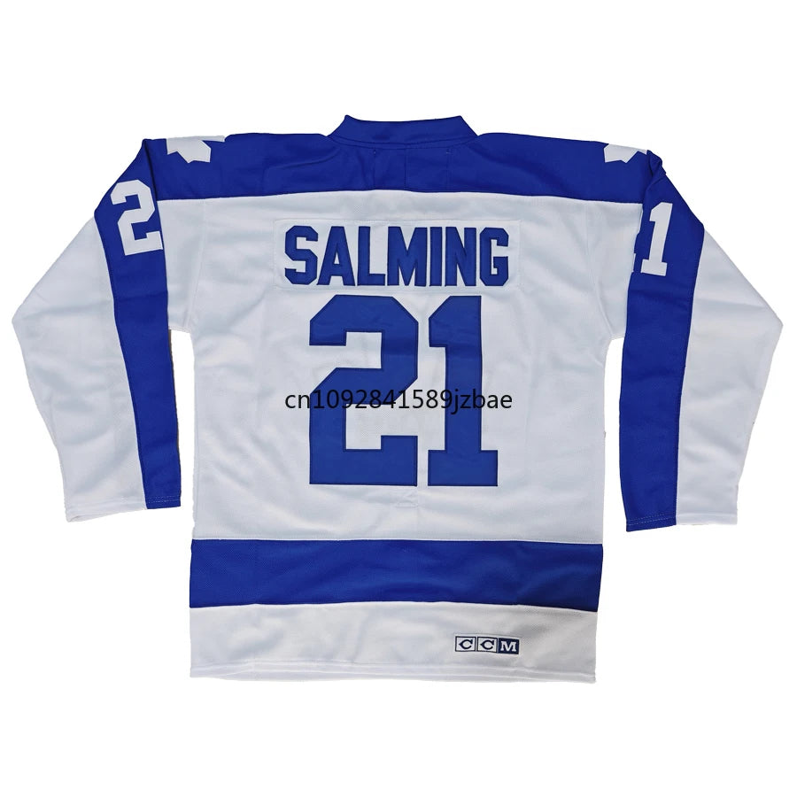 Mat Sundin, Borje Salming, Tiger Williams  hockey Jersey